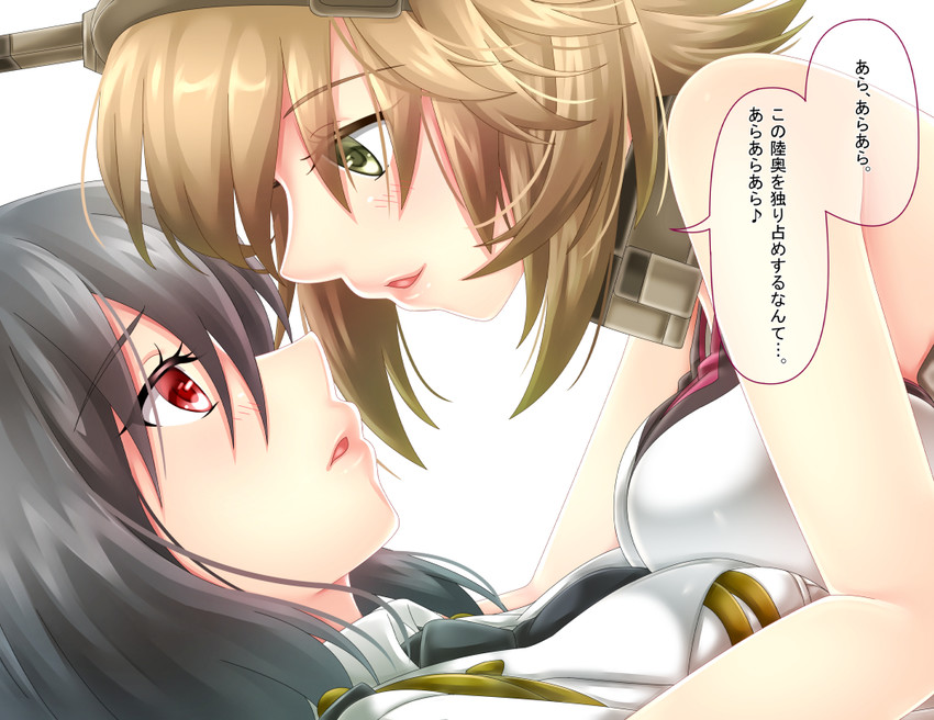 mutsu and female admiral (kantai collection) drawn by baretto_(firearms_1)