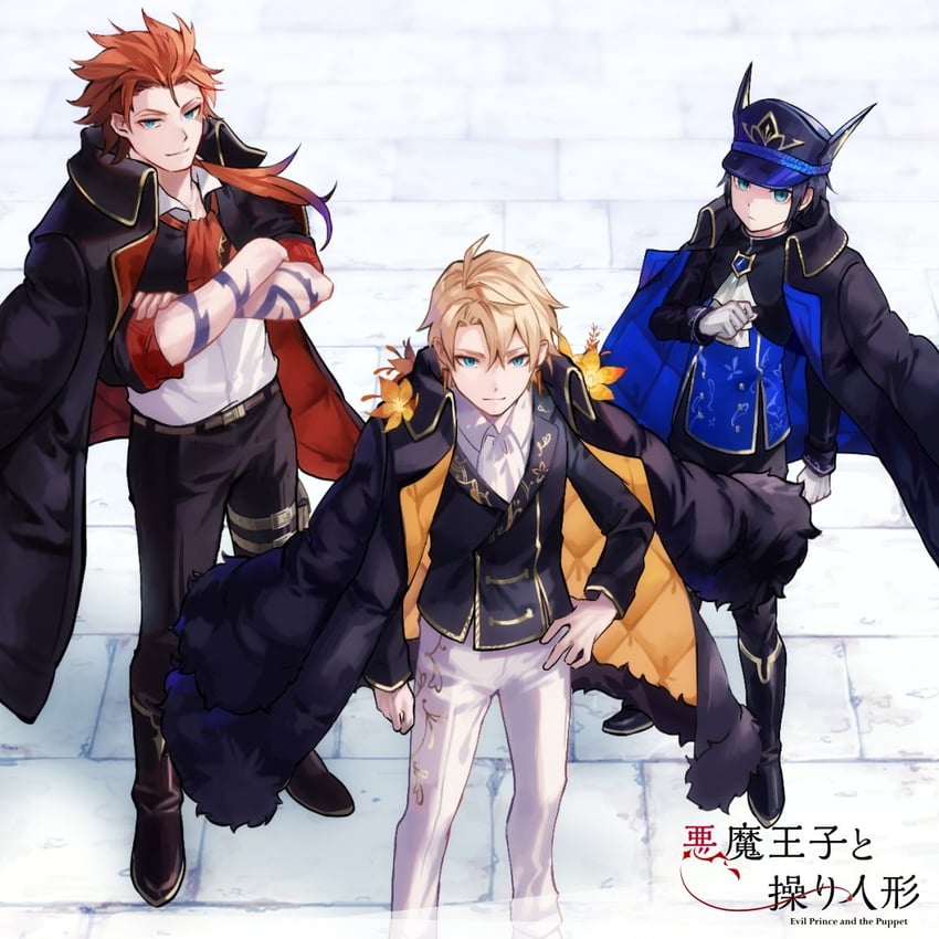 eric, oscar, and claude (akuma ouji to ayatsuri ningyou) drawn by ozaki_domino