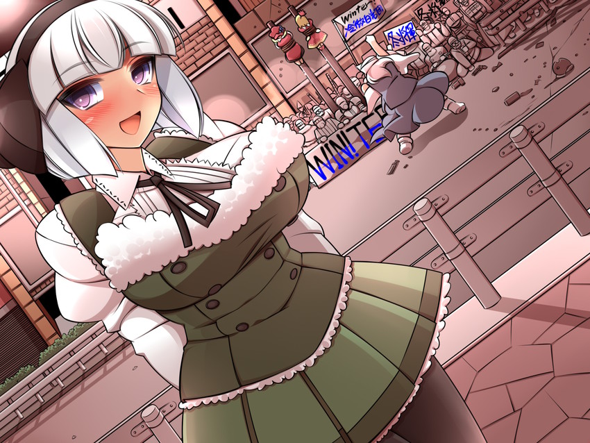 konpaku youmu, aki minoriko, aki shizuha, and letty whiterock (touhou) drawn by ueda_katsuhito