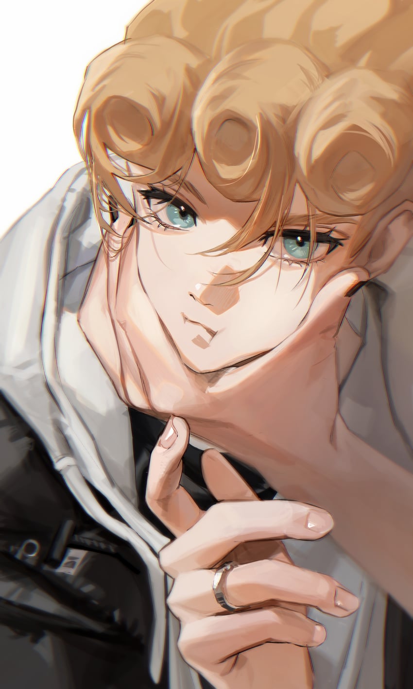 giorno giovanna (jojo no kimyou na bouken and 1 more) drawn by jewangchobab