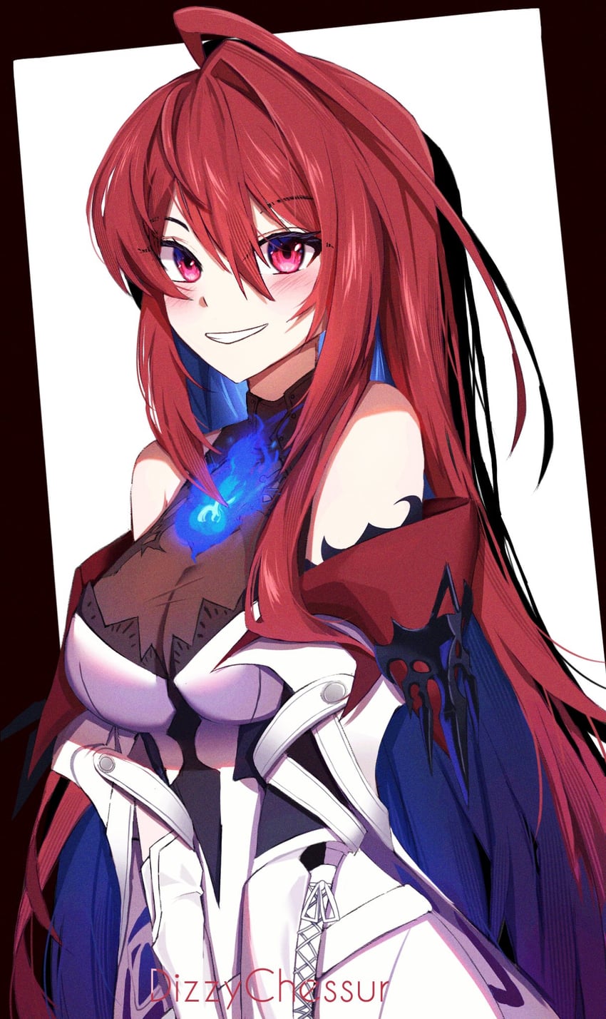 elizabeth rose bloodflame (hololive and 1 more) drawn by dizzychessur