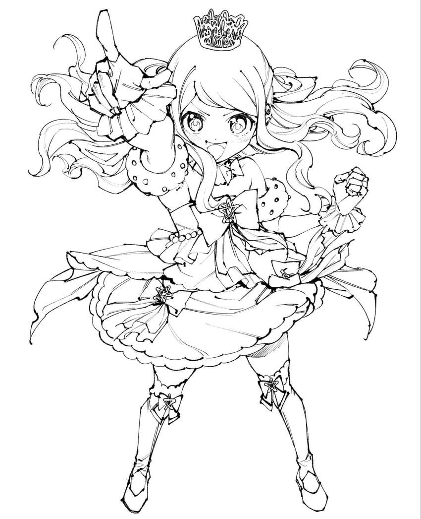 hanazono mia (pretty series and 2 more) drawn by zashima