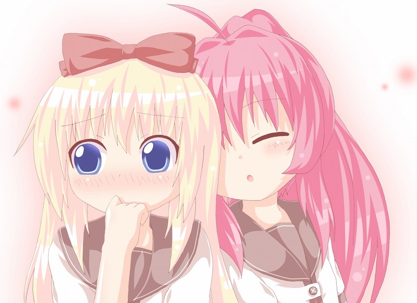 toshinou kyouko and sugiura ayano (yuruyuri) drawn by kagerou_(kers)