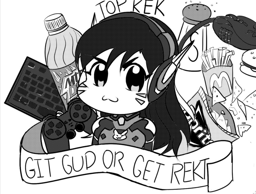 d.va (overwatch and 4 more) drawn by a_sexy_mistake