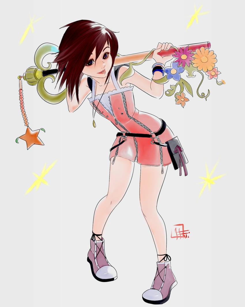 kairi (kingdom hearts and 1 more) drawn by joan_joan