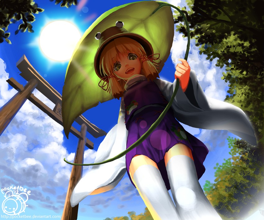moriya suwako (touhou) drawn by pocketbee