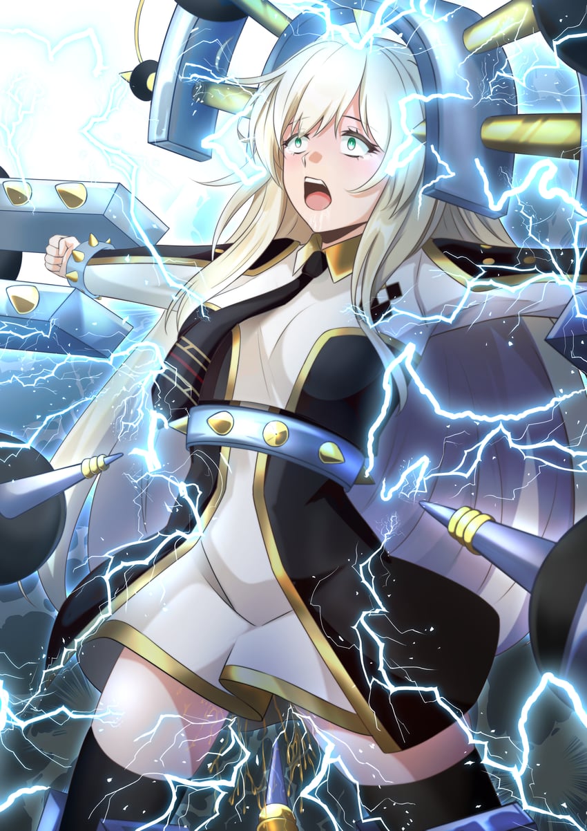 sky striker ace - raye, byser shock, and viser des (yu-gi-oh!) drawn by lyrin_(haireirei)