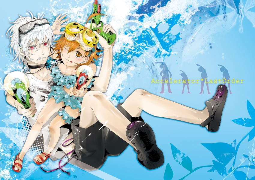 accelerator and last order (toaru majutsu no index) drawn by ino_(w.b.)