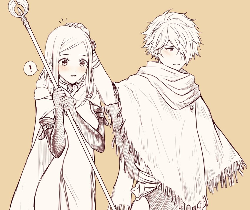 therion and ophilia clement (octopath traveler and 1 more) drawn by wspread