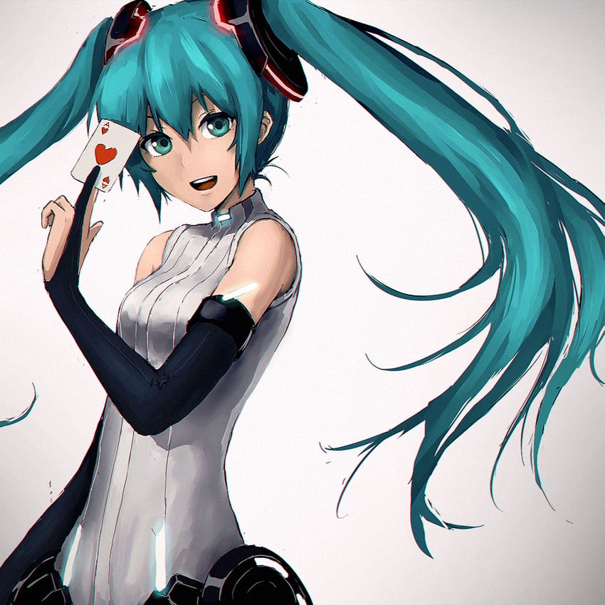 hatsune miku (vocaloid) drawn by yara_kami_meiosei
