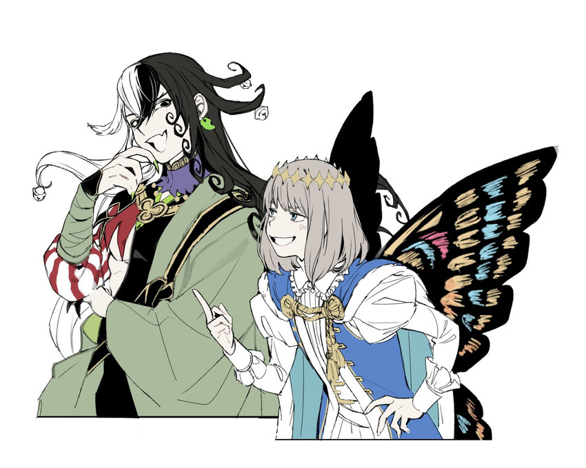 oberon and ashiya douman (fate and 1 more) drawn by ieiieiiei