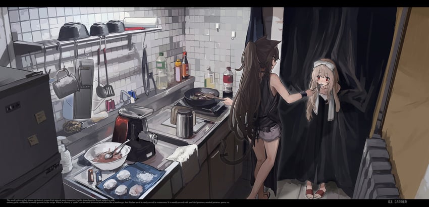 viveka and daria (original) drawn by haguruma_c