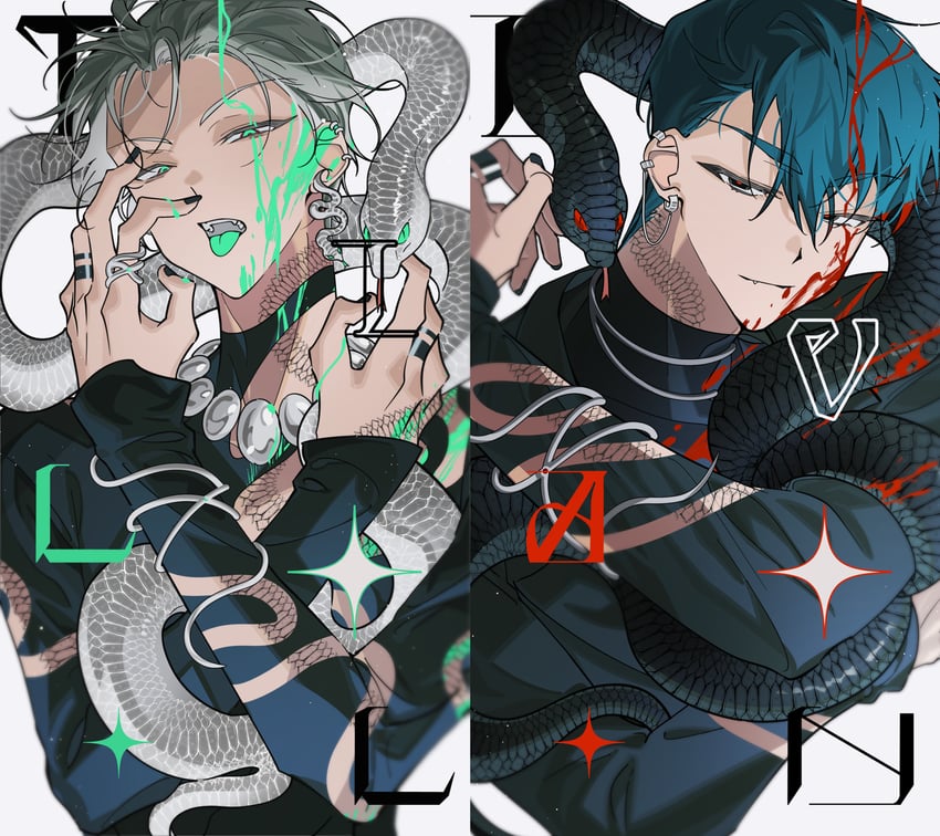 till and ivan (alien stage) drawn by e_mo_ka