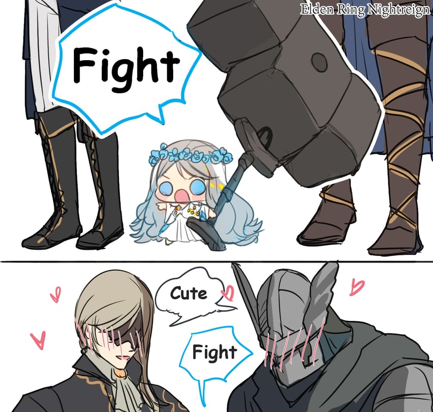 revenant, wylder, and duchess (elden ring and 1 more) drawn by pun-rii