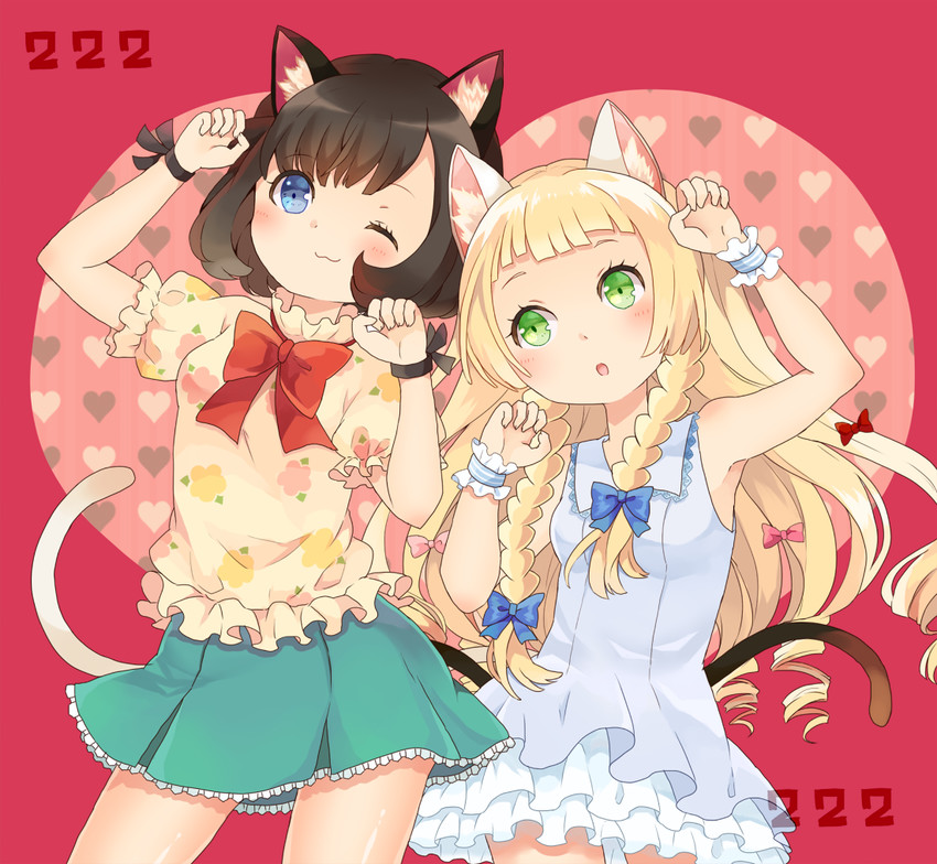 lillie and selene (pokemon and 1 more) drawn by kazuru_wa