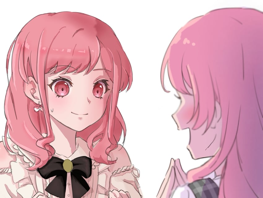 chihaya anon and maruyama aya (bang dream! and 1 more) drawn by salted_butter_m