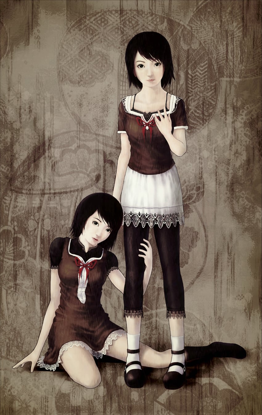 amakura mio and amakura mayu (fatal frame and 1 more)