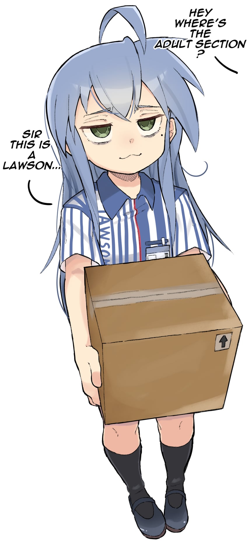 izumi konata (lucky star and 1 more) drawn by zlix0n