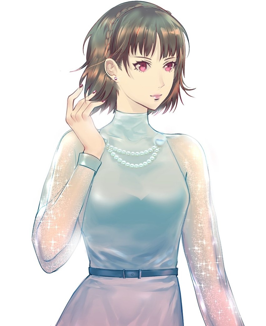 niijima makoto (persona and 1 more) drawn by houhou_(pixiv4771938)