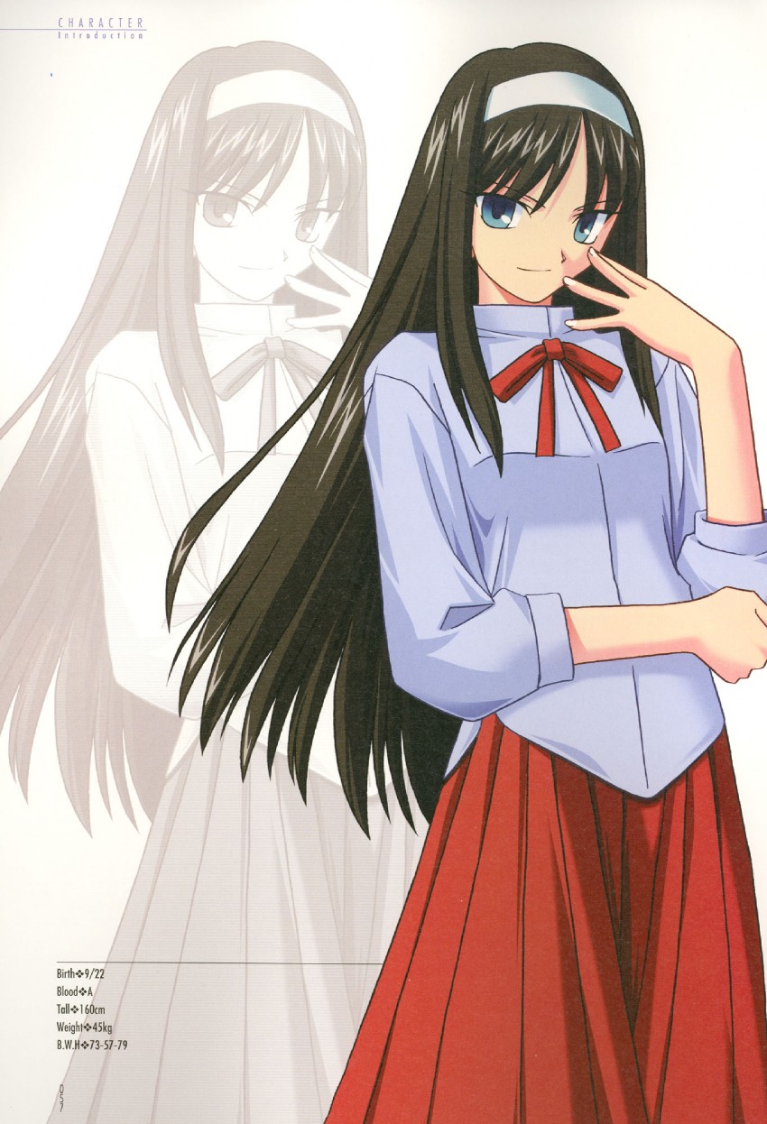 tohno akiha (tsukihime and 1 more) drawn by takeuchi_takashi
