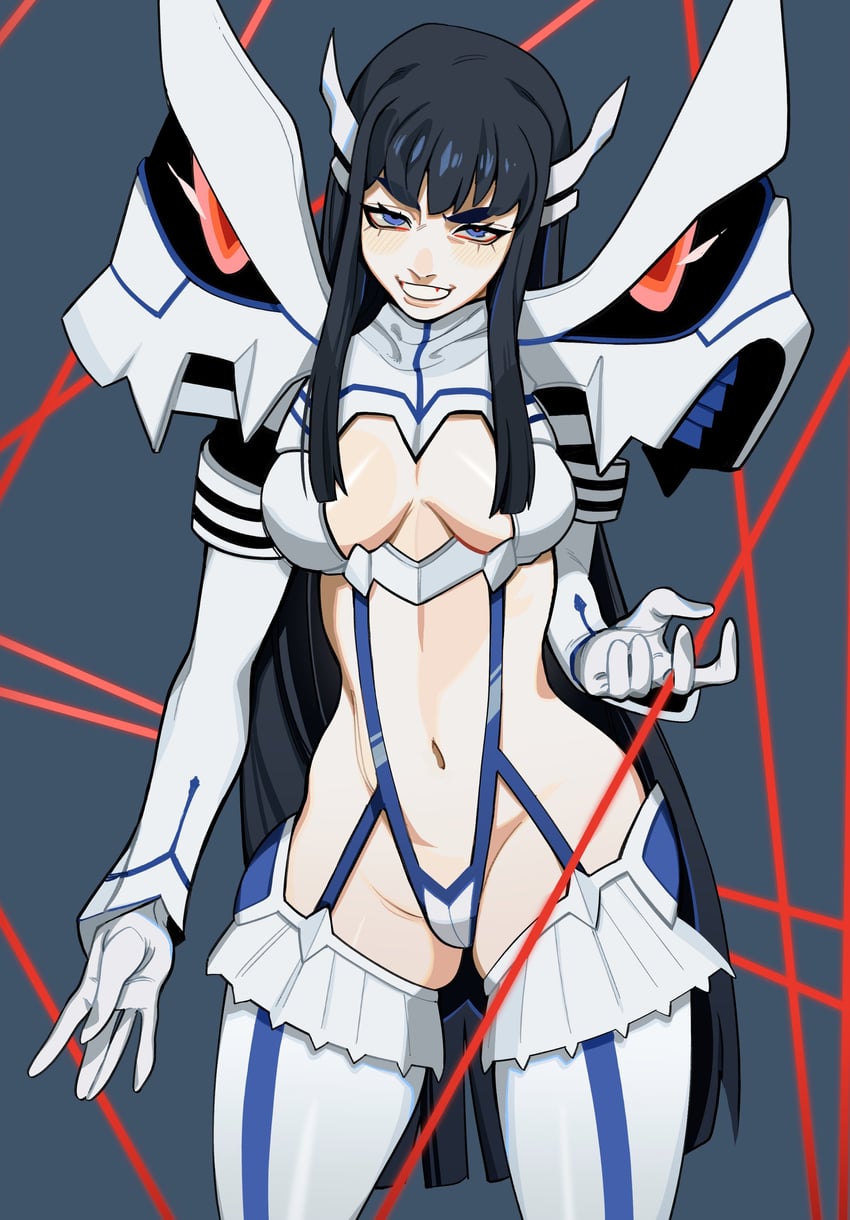 kiryuuin satsuki and junketsu (kill la kill) drawn by porqueloin
