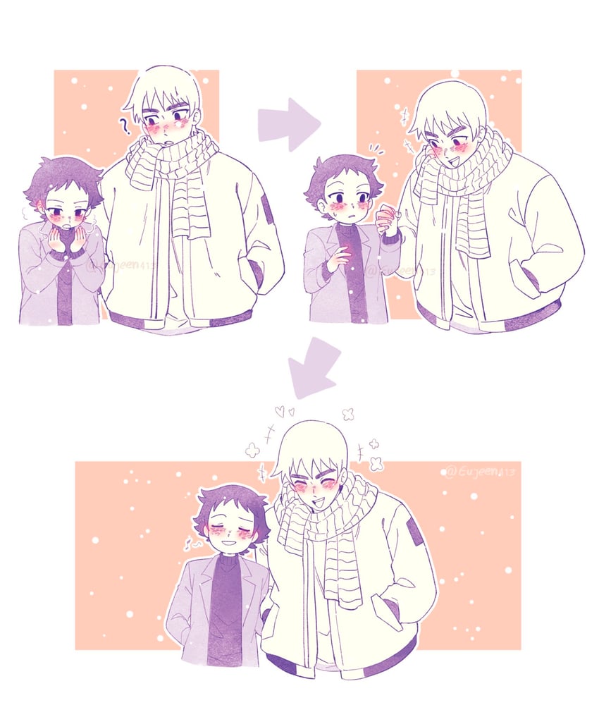 wallace wells and todd ingram (scott pilgrim and 1 more) drawn by eujeen413
