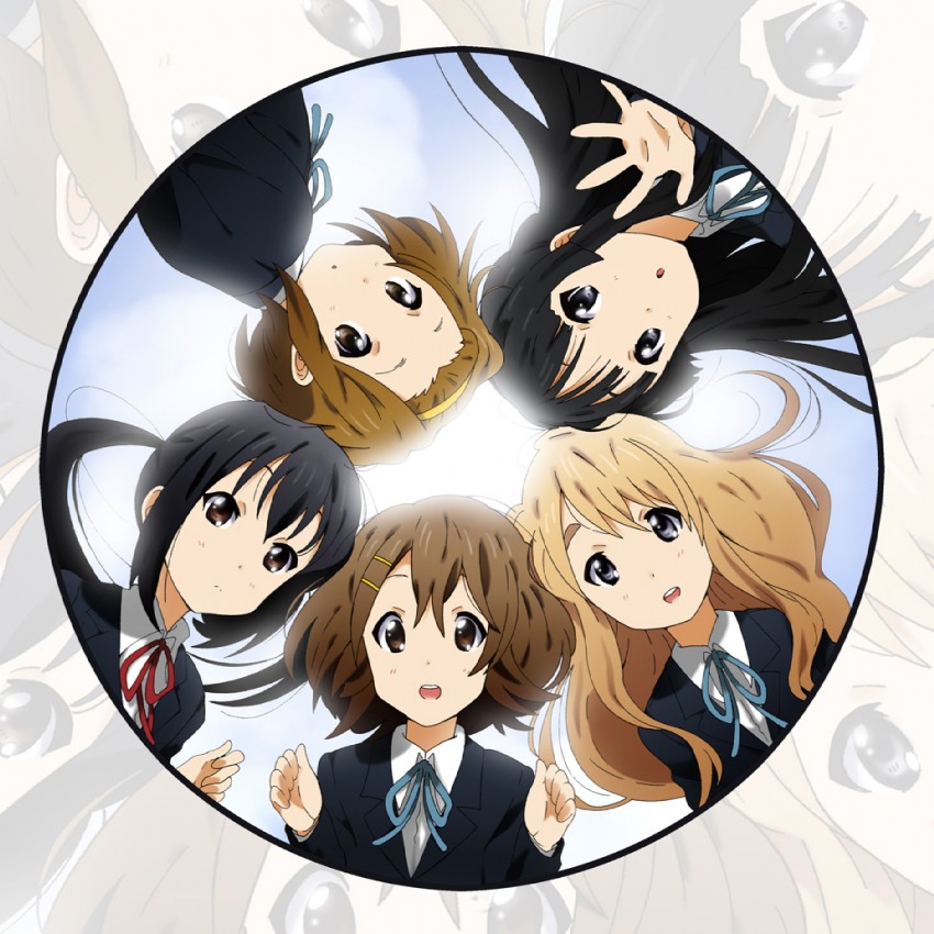 akiyama mio, nakano azusa, hirasawa yui, tainaka ritsu, and kotobuki tsumugi (k-on!) drawn by yamasaki_wataru