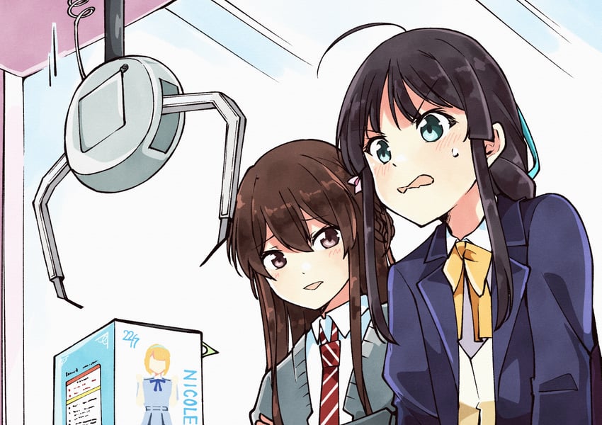 tachikawa ayaka and yagami toa (22/7) drawn by trefle_r