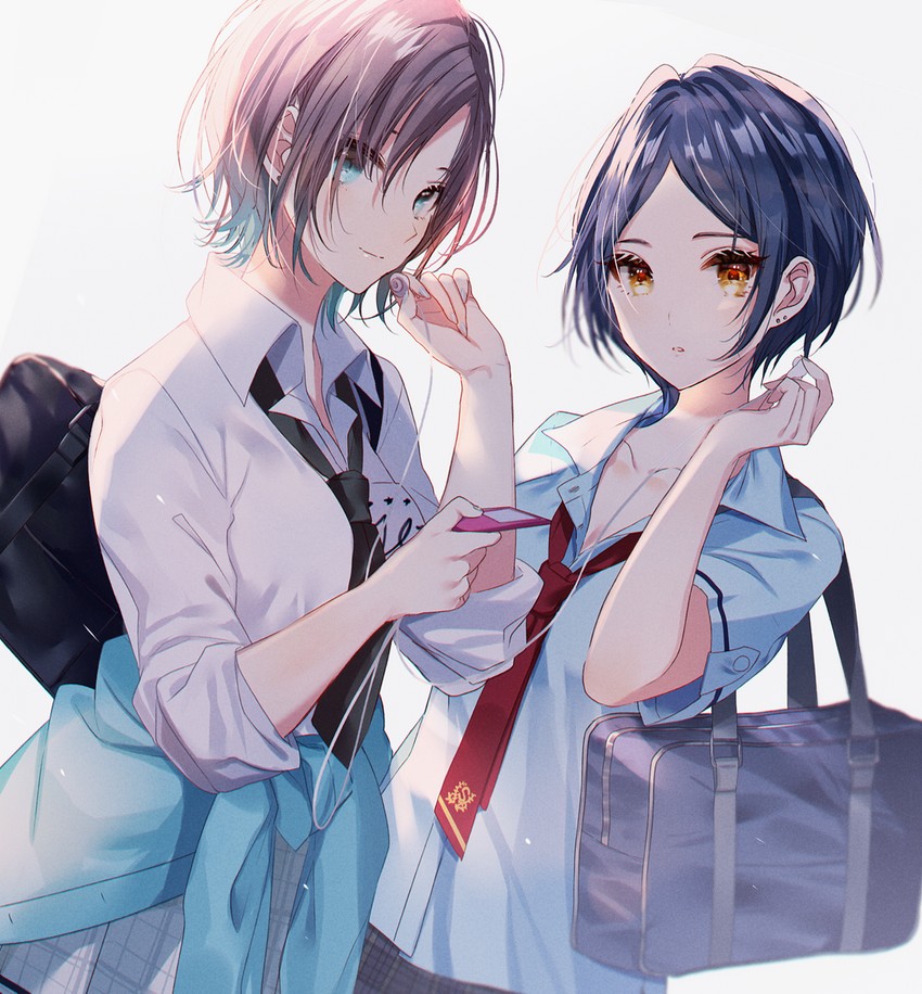 hayami kanade and asakura toru (idolmaster and 2 more) drawn by misumi_(macaroni)