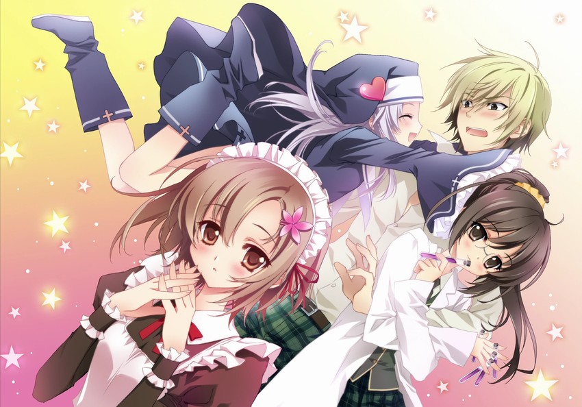 takayama maria, shiguma rika, kusunoki yukimura, and hasegawa kodaka (boku wa tomodachi ga sukunai) drawn by carnelian
