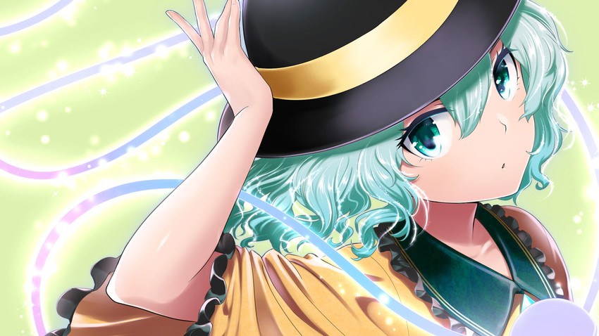 komeiji koishi (touhou and 1 more) drawn by agemono