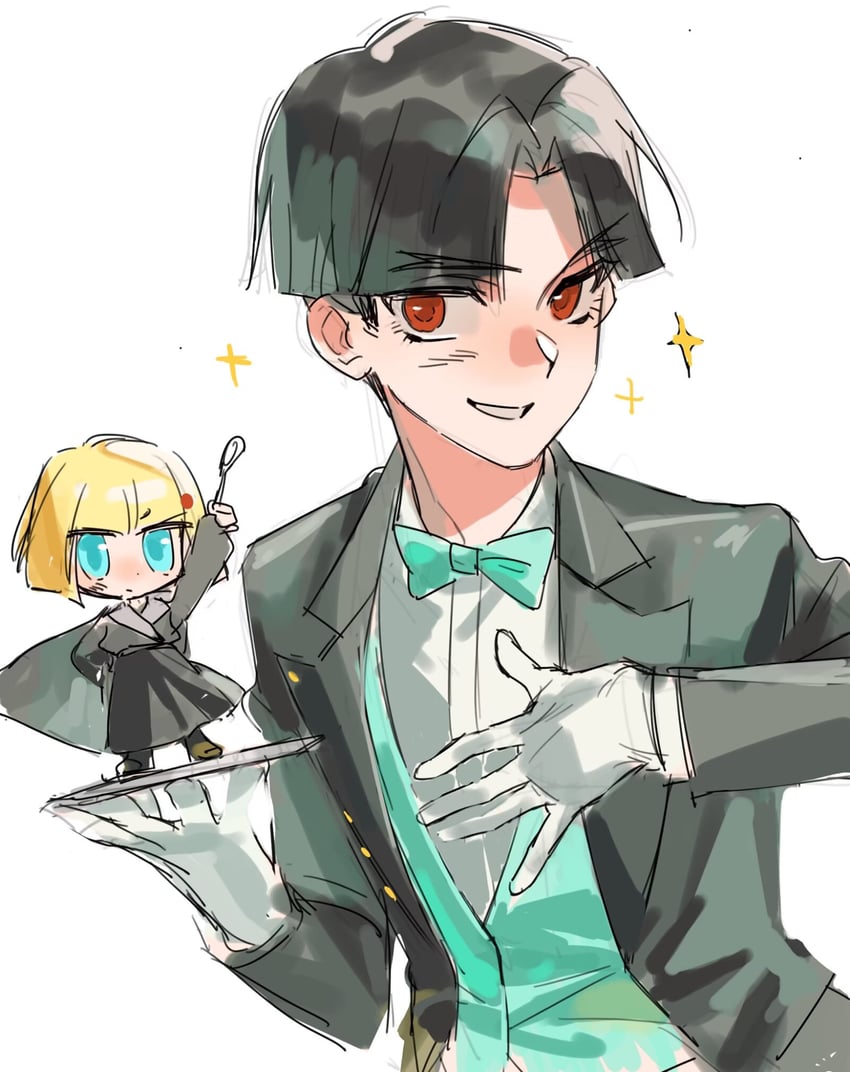 maruko gaku and oosuzuki kurara (the hundred line -last defense academy-) drawn by tangteng60291