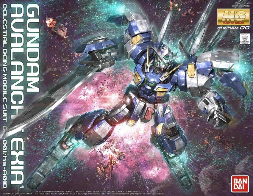 gundam exia and gundam avalanche exia (gundam and 3 more)