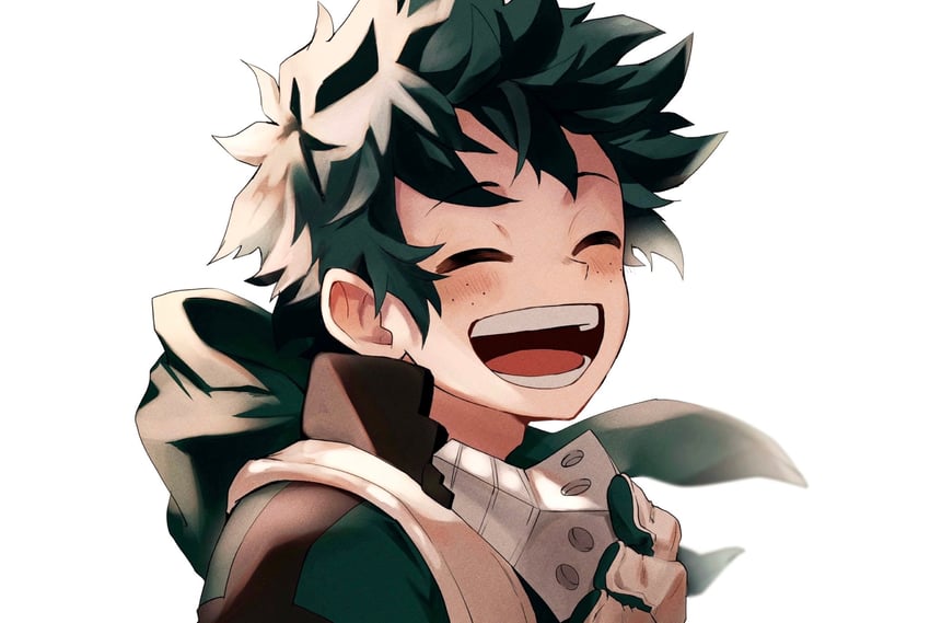 midoriya izuku (boku no hero academia) drawn by muginome_(bakuga_chan2)