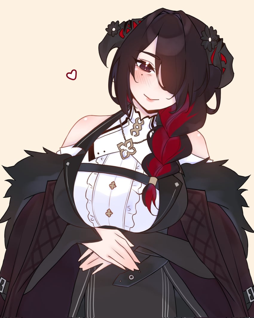 mamarissa (hololive and 1 more) drawn by hoshiiii_art
