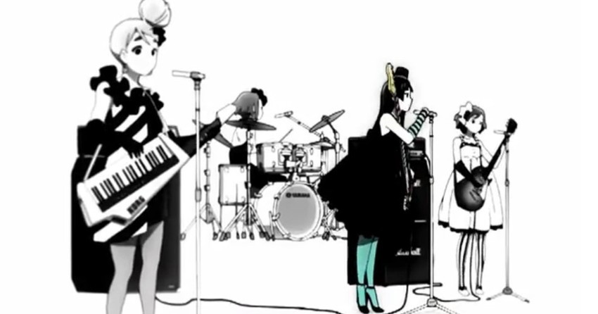 akiyama mio, hirasawa yui, tainaka ritsu, and kotobuki tsumugi (k-on!)