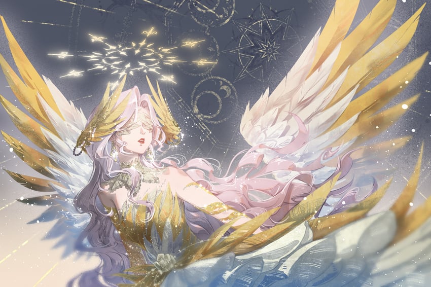 crimson feather (nikki and 1 more) drawn by jiuya_de_douzi