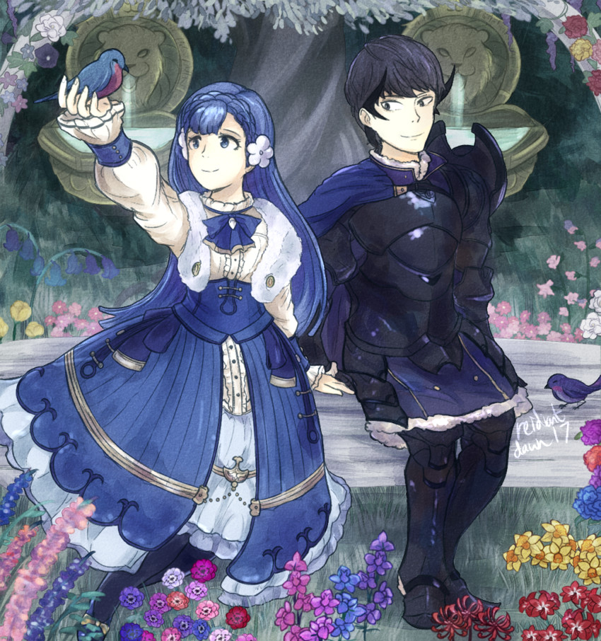 berkut and rinea (fire emblem and 1 more) drawn by reidiantdawn