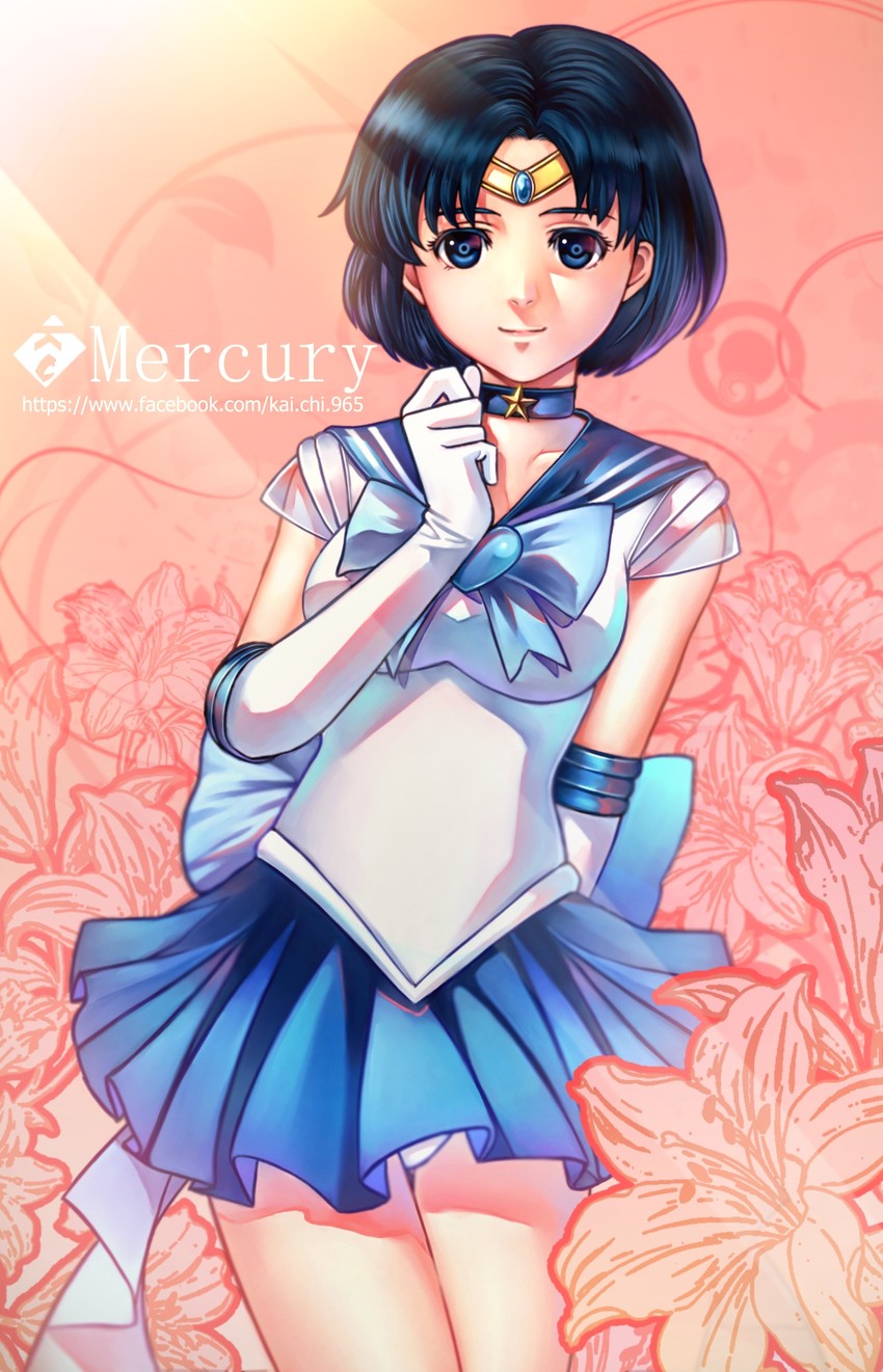 mizuno ami, sailor mercury, and super sailor mercury (bishoujo senshi sailor moon) drawn by k.c