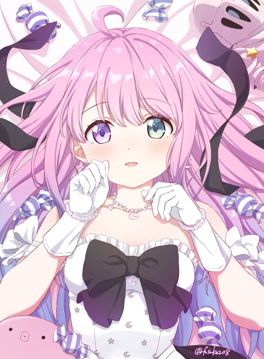 himemori luna and luknight (hololive) drawn by fuusuke_(fusuke208)