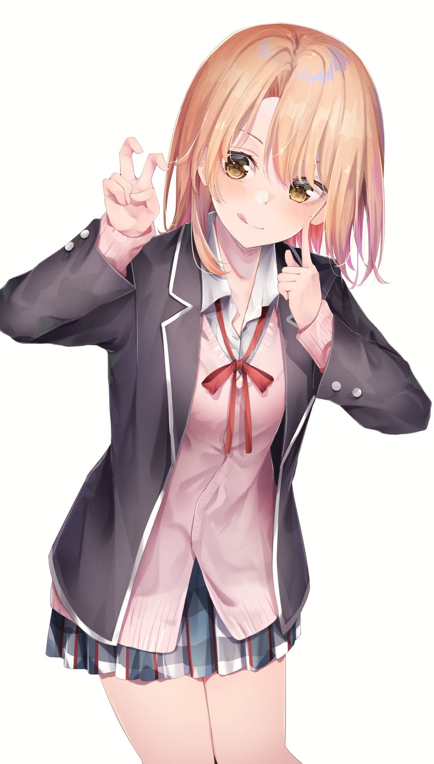 isshiki iroha (yahari ore no seishun lovecome wa machigatteiru.) drawn by yuunamida_uyu