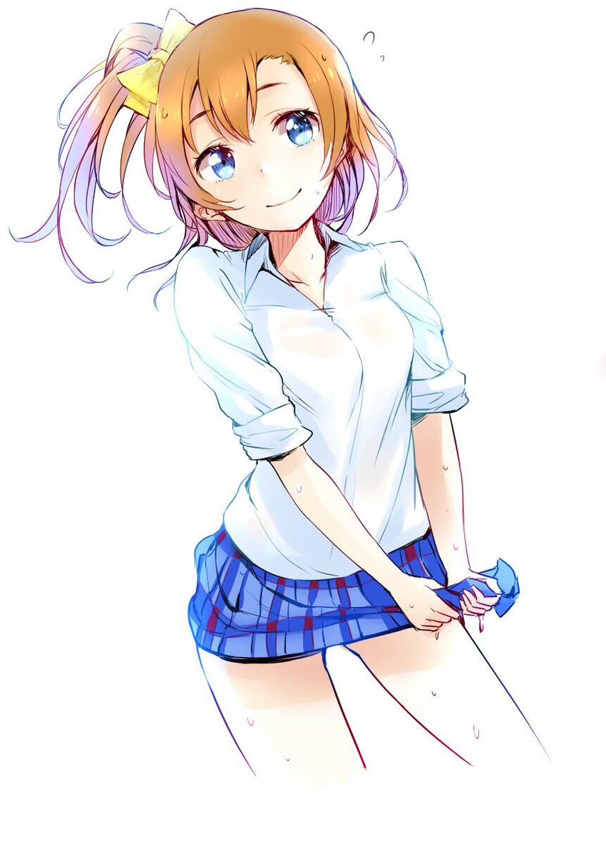 kosaka honoka (love live! and 1 more) drawn by hanamuke