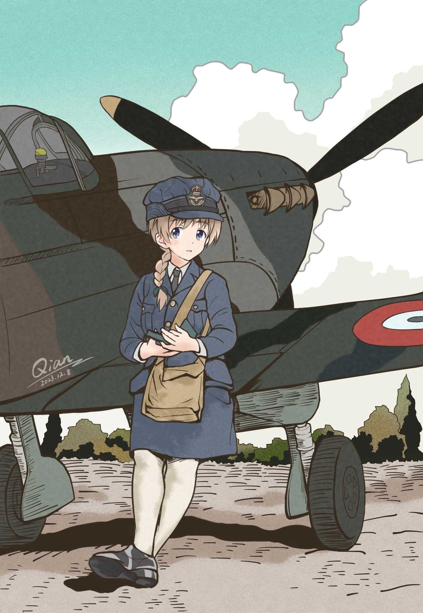 lynette bishop (world witches series and 1 more) drawn by qian