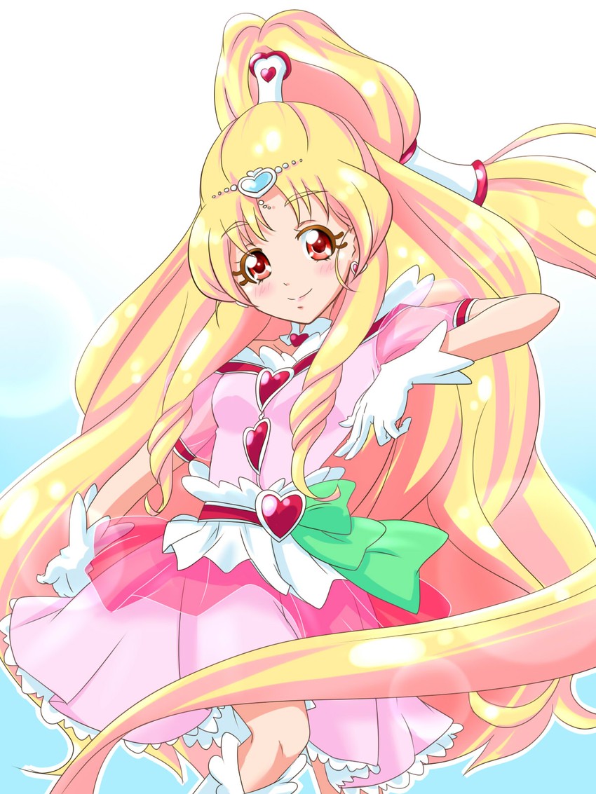 hug-tan and cure tomorrow (precure and 1 more) drawn by florence_temporary