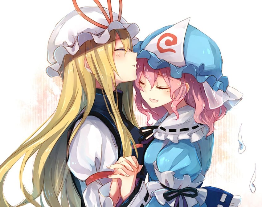 yakumo yukari and saigyouji yuyuko (touhou) drawn by lilith_(lilithchan)