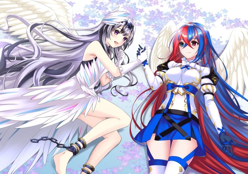 female alear and veyle (fire emblem and 1 more) drawn by kakiko210