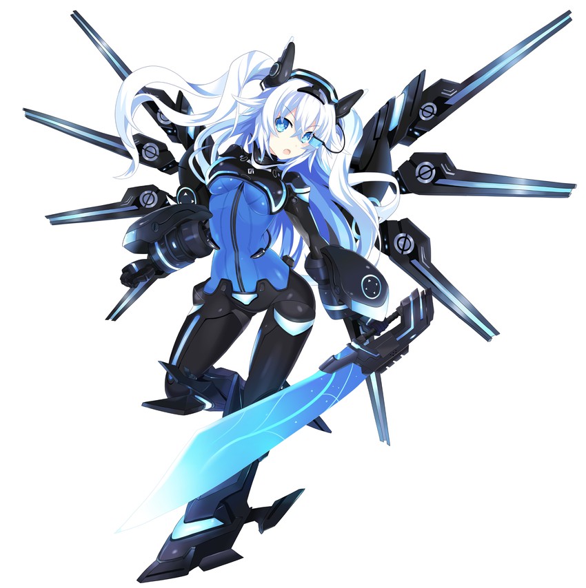 black heart and next black (neptune and 1 more) drawn by ramu-on@_shinon