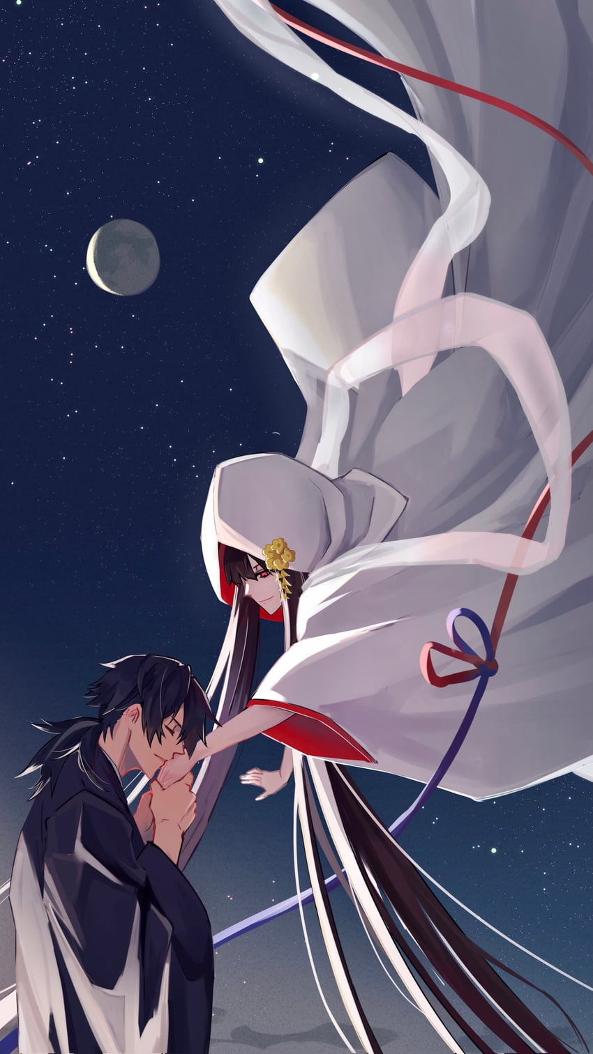 oryou and sakamoto ryouma (fate and 1 more) drawn by haruakira