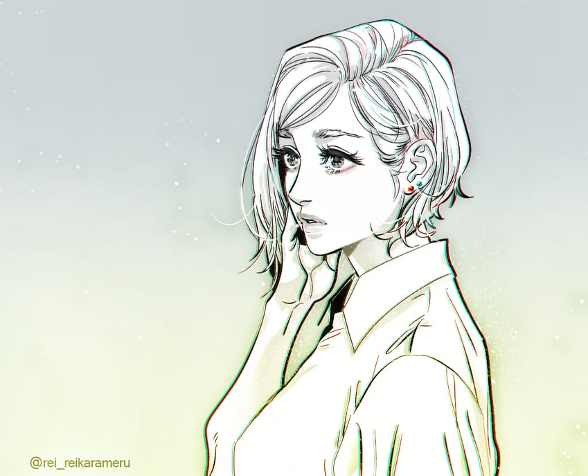 elena (final fantasy and 1 more) drawn by karameruderei