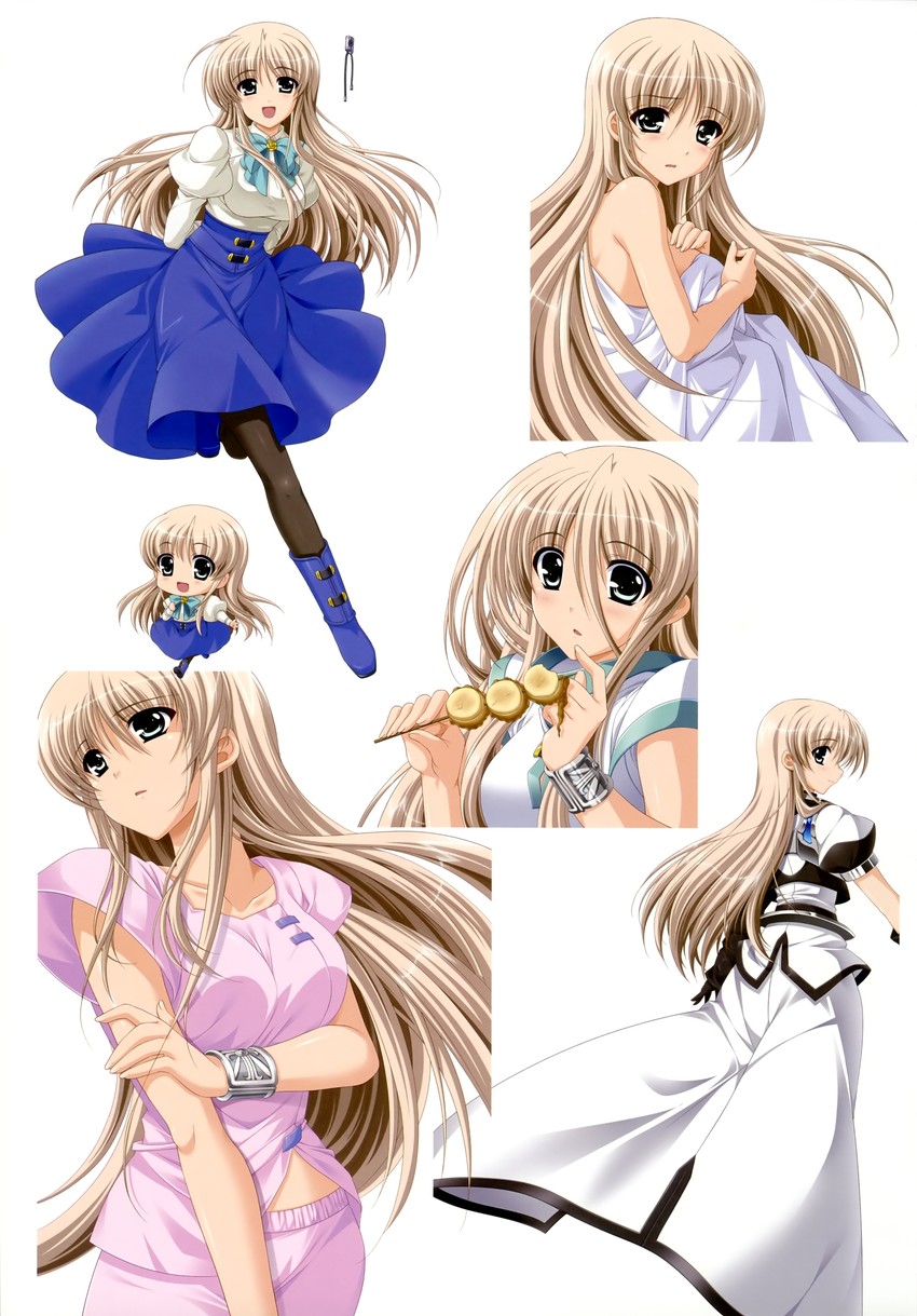 lily-strosek and steed (lyrical nanoha and 1 more) drawn by higa_yukari